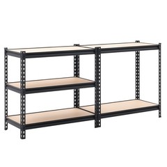 5-Tier 62in Metal Garage Shelving 32x16x62 in, 2000lb For Adjustable