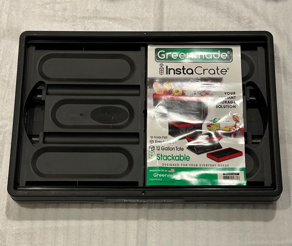 Greenmade “Instacrate” Your Instant Storage Solution- 12 Gallon #917985K – New