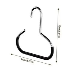 1/2 Pack Non-Slip Circle Ring Hat Organizer Closet Cap & Scarf Holder Rack