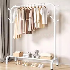 Heavy Duty Metal Clothes Rail Storage Display Stand Rack Garment Shelf Hanging