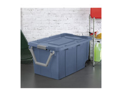 Sterilite Extra-Large Wheeled Industrial Storage Bin, 40 Gallon Durable , 2 Pack