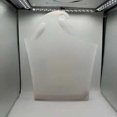 Set of 4 Rubbermaid Wrap n Craft Gift Bag Totes Clear Stackable Hanging 2003 USA