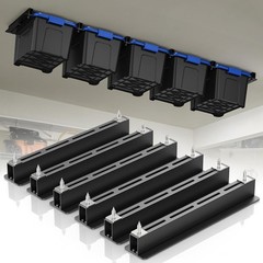Garage Ceiling Storage Rack Heavy Duty Metal Overhead Organizer for Tote Bins
