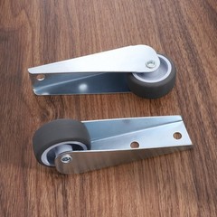 2 PCS Gate Caster Wheels Replacement, Sinking Door Bottom Pulley Directional