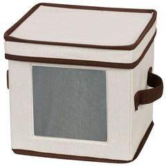 China Salad Plate Storage Box Windowed Panel Stackable Foldable Lid Handle