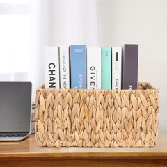 Natural Wicker Shelf Baskets with Handles – Stylish Storage Bins for Home Decor