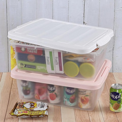 2-Pack 14 Quart Latching Plastic Storage Bins with Lids for Organizing