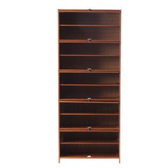 10-Tier Bamboo Shoe Rack Cabinet Organizer Wooden Shelf Stand Storage Book Shelf