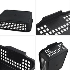 Plastic Desktop Storage Trays Baskets Organization Set Of 6
