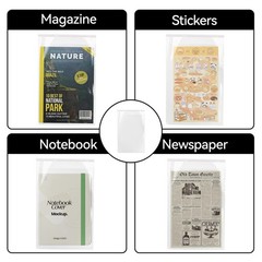Klmnop 200Pcs Magazine Protection, Clear Plastic Magazine Sleeves 9.25 x 11.4…
