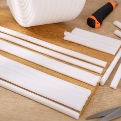 DERTE 1 Roll 1/2 Inch x 54 Yards White Automotive Foam Tape Repair Soft Edge …