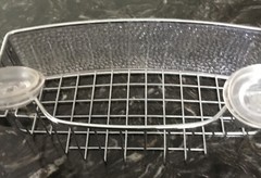 45950 InterDesign Shower Basket 4 in. H x 5.3 in. W x 10 in. L Clear Plastic
