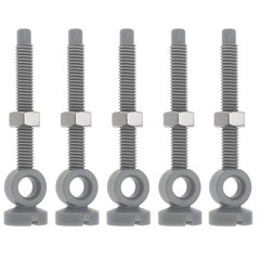 Set of 5 Drain Valve Adjusting Screws Replacement Part 97522000 with Nuts