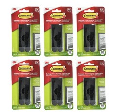 Lot 6 Packs 3M Command Large Damage Free Picture Hanging Strips (24 Pairs Total)