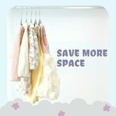 50 Pack Kids Velvet Hangers 11 Inches Children’s Clothes Hangers Non-Slip Bab…