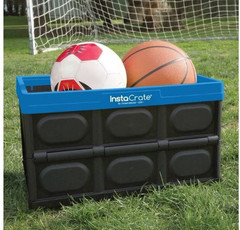 Greenmade Instacrate 12-Gallon Collapsible Plastic Storage Bin with Handles,