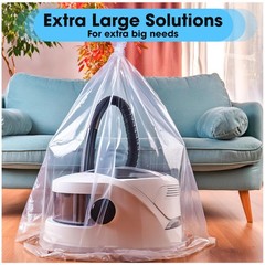 Besti Large Clear Plastic Bags – 10-Pcs 32×48-inch Extra Large Storage Bags –…