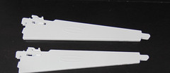 2 Rubbermaid 12.5” Shelf Bracket Double Slot Configuration Closet System Part