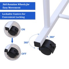 Industrial Pipe Metal Clothes Rail Heavy Duty Garment Hanging Rack Shoe Shelives