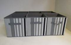 Sorbus Collapsible Storage Cubes Lot of 6 Multicolored 11-in x 10.5-in x 10.5-in