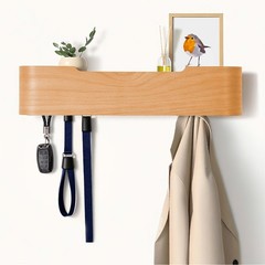 Coat Hooks Wall Mount Hidden Hooks Entryway Organizer for Decorative Wall Hooks