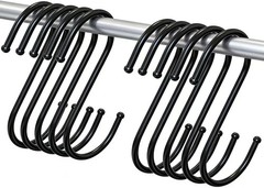 30Pack 2.7-inch one-piece S-Shaped Hooks, Used for Hanging, Pot Rack Metal Fr…