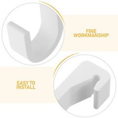 6Pcs Car Umbrella Holder Hooks White Spacesaving Trunk Organizer Universal Fit