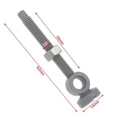 Set of 5 Drain Valve Adjusting Screws Replacement Part 97522000 with Nuts