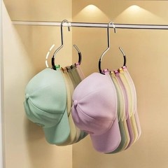1/2 Pack Non-Slip Circle Ring Hat Organizer Closet Cap & Scarf Holder Rack