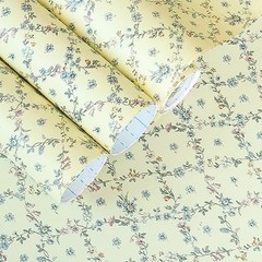 Self Adhesive Floral Shelf Liner Contact Paper for 17.7″W x 197″L Yellow