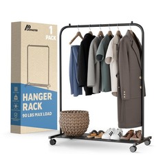 Alloy Steel Clothes Rack – Pack of 1 Versatile, Ample Storage Space, Simple A…