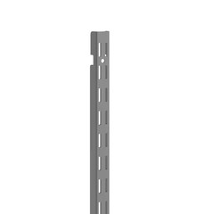 Maxload 80 In. L Chrome Standard Support Bracket Shelf Tracks (1-Pack)