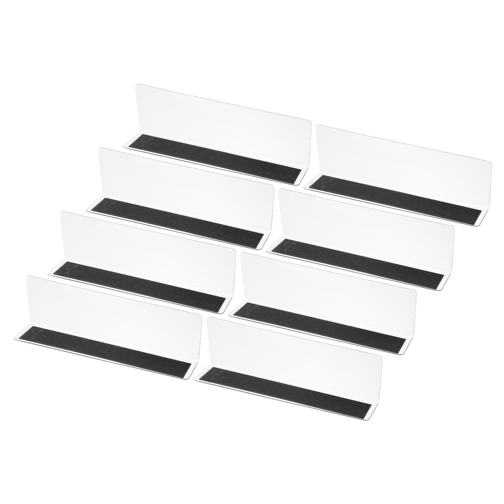 8 Pack Shelf Dividers for Closet Organization, 7.9×1.2×2.4″ Magnetic