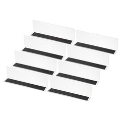 8 Pack Shelf Dividers for Closet Organization, 7.9×1.2×2.4″ Magnetic