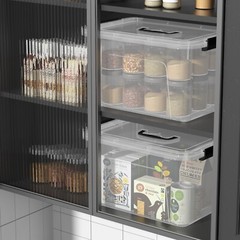 6PCS 20 Quart Latching Storage Box Stackable Bin W/ Latch Lid Plastic Container