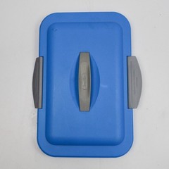 Sterilite Showoffs Medium Storage Bin Lid Replacement 1894 Series Blue + Gray