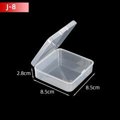 5Pcs/10Pcs PP Storage Box Mini Transparent Plastic Case Container Square Rectang