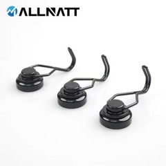 ALLNAT Magnetic Hooks Heavy Duty Strong Neodymium Swivel Swing Kitchen Magnets