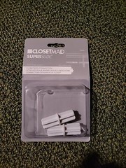 CLOSETMAID SuperSlide Closet ROD CONNECTOR White 75651 New 2 In Pack