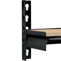 5 Shelf Heavy Duty Steel Muscle Rack Garage Shelving Storage 36″W x 18″D x 72″H