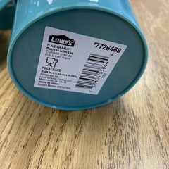 Rare viral Lowes Coastal Teal Mint Green Mini Buckets Set Of 5