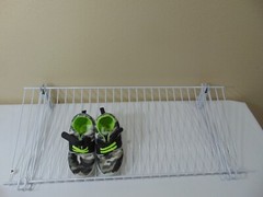 4 Rubbermaid Configuration Shoe Shelf Support Brackets White Fasttrack Closet