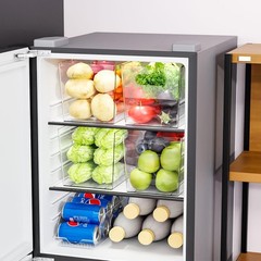 BPA-Free Stackable Clear Bins – 6 Count 11″ Bins for Kitchen & Home Organization