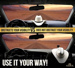 Universal Fit Cotton Rope Cowboy Hat Holder – Portable & Easy-Install Design