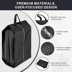 Shoe Bags for Travel, 4 Pack Extra Durable Travel Shoe Bags for Storage and Pack