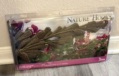 French Bronze Pinecone Nature Hook