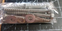 Lag Bolt Kit for Mounting A TV Into Wood Or Concrete – Includes Heavy Duty Bo…