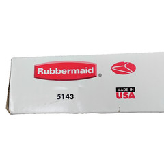 Rubbermaid Wardrobe Organizer 3-5 ft White Wire Closet System Epoxy Coated 5143