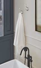 H3700126 | Vicinity Double Prong Decorative Wall Hook | Polished Chrome Hook …
