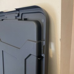 Sterilite Grey 35.5” x 21” Stackable Storage Tote Locking Lid ONLY Rectangular